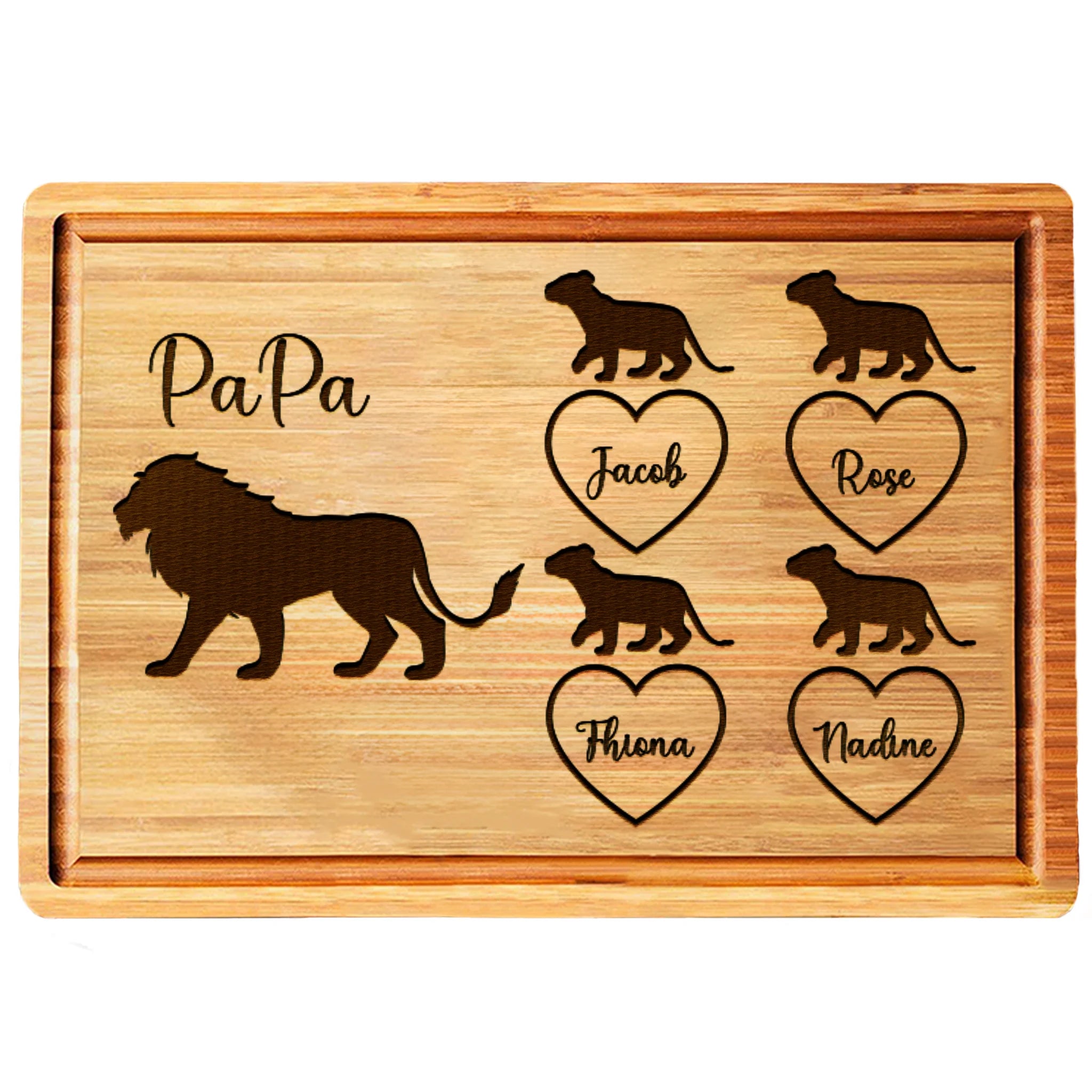 Custom Lion Dad Board