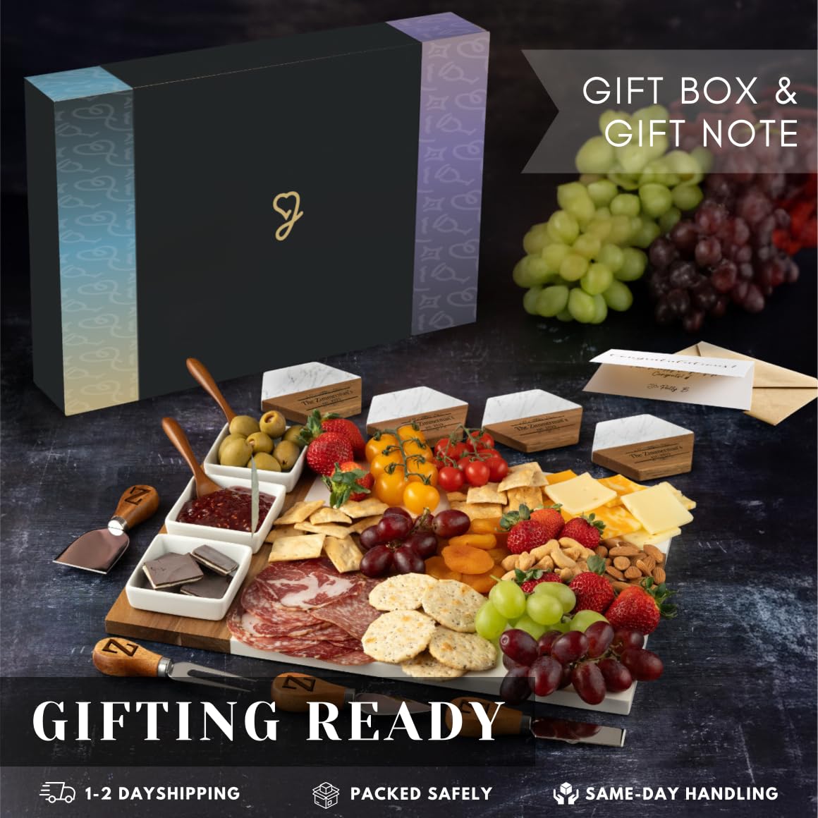Gifting ready Personalized cheese board