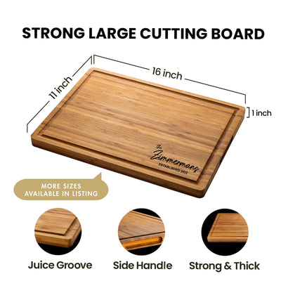 Signature Personalized Cutting Board - Gift Set
