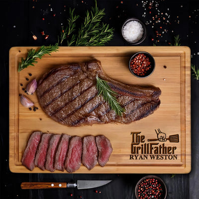 Corner Grill Engraved Board