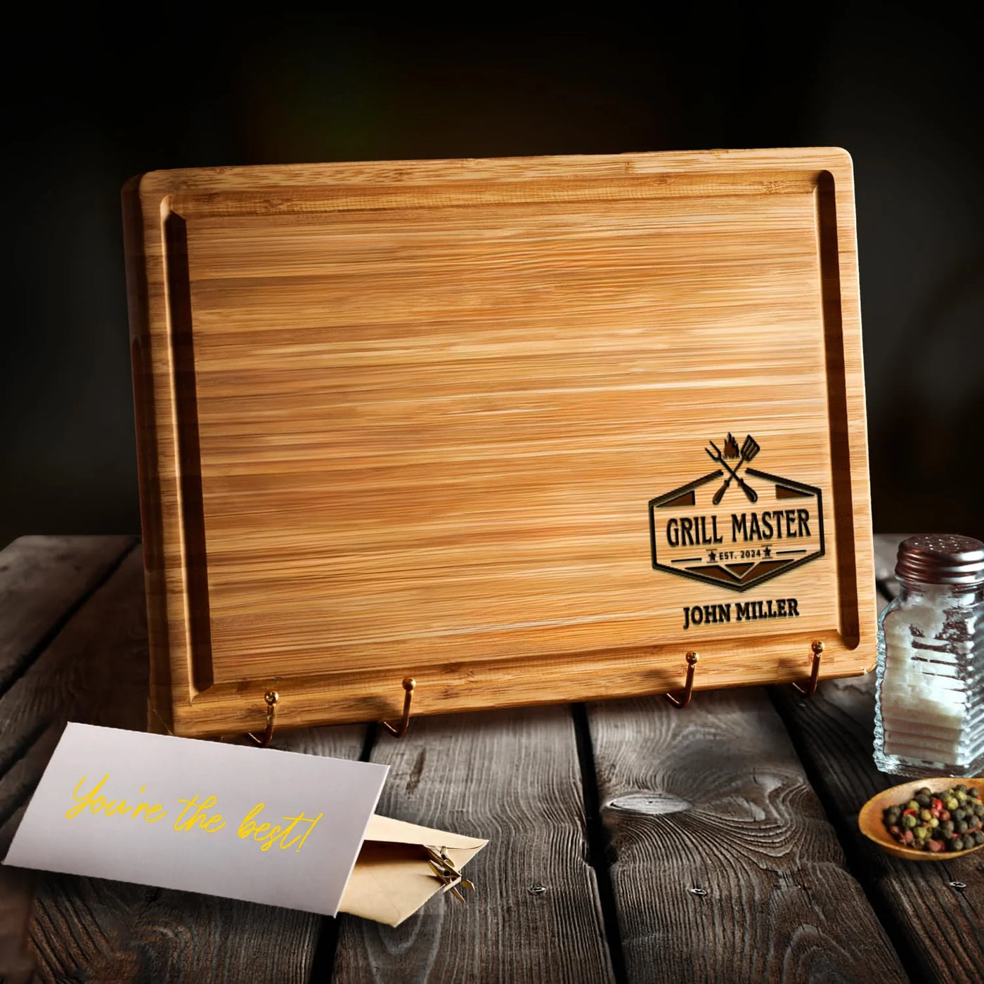 Corner Grill Engraved Board