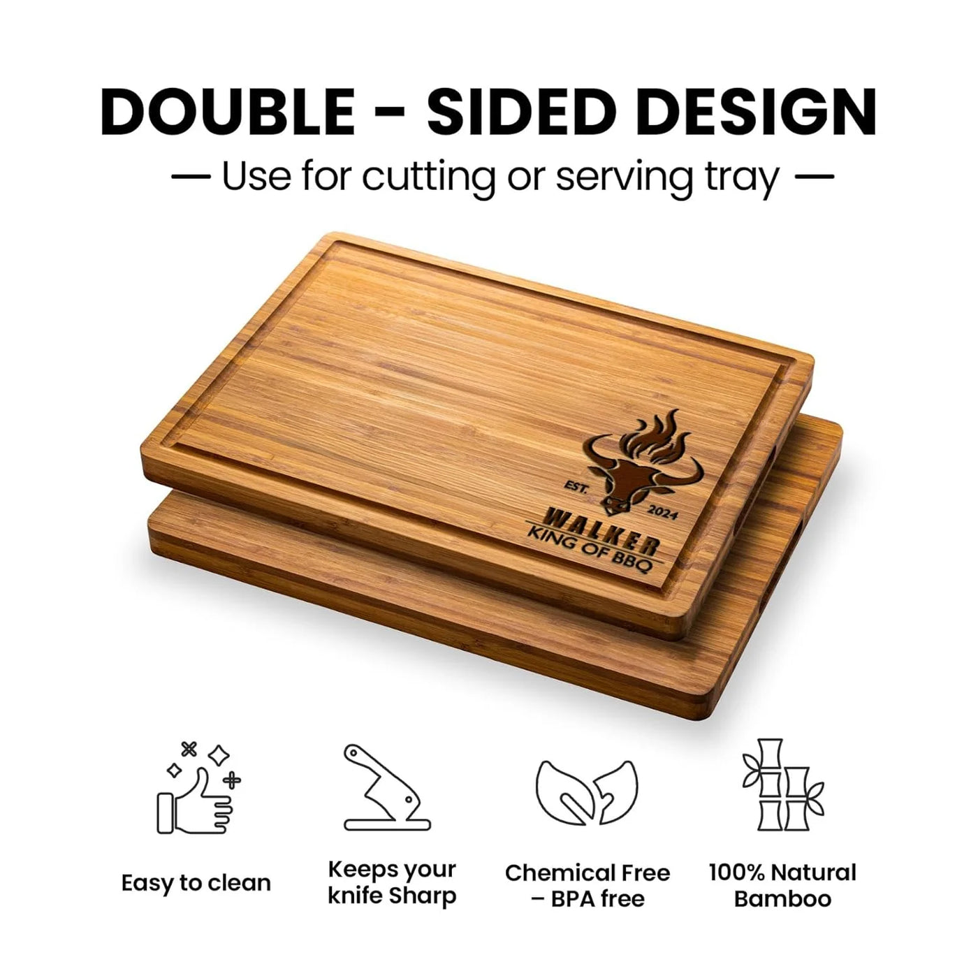 Corner Grill Engraved Board
