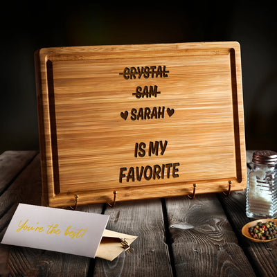 Favorite Child for Mom and Dad Custom Board