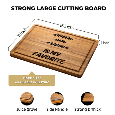 Favorite Child for Mom and Dad Custom Board