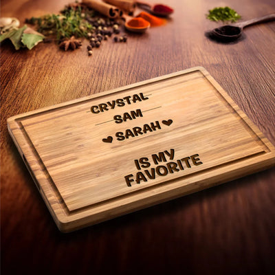 Favorite Child for Mom and Dad Custom Board