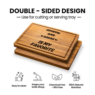 Favorite Child for Mom and Dad Custom Board