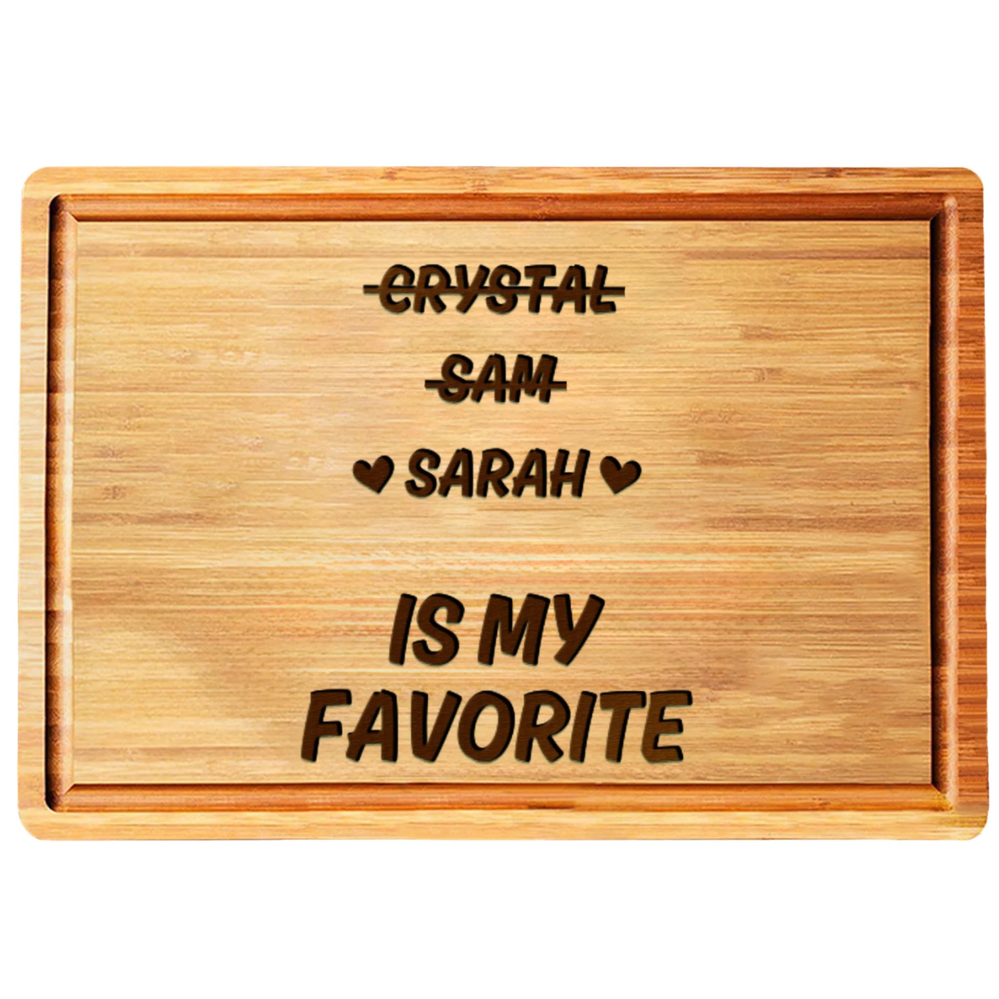 Favorite Child for Mom and Dad Custom Board