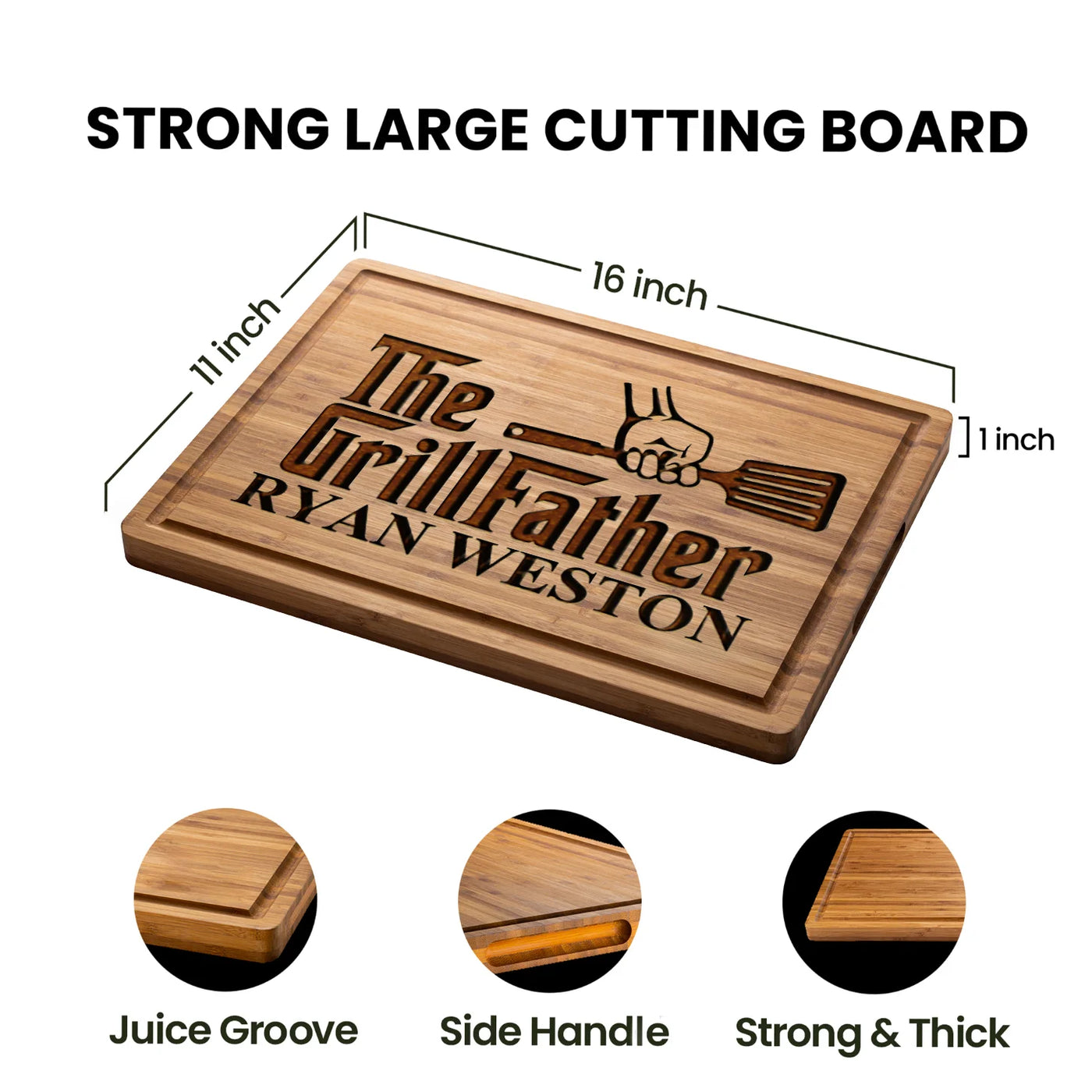 The GrillFather Personalized Board