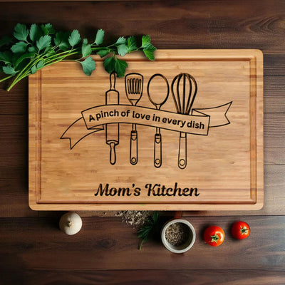 Mom's Kitchen Personalized Board