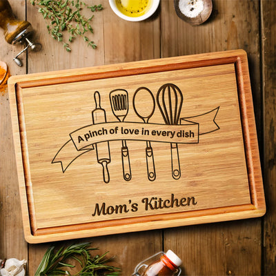 Mom's Kitchen Personalized Board