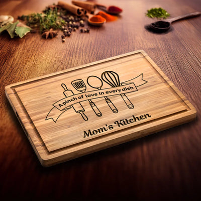 Mom's Kitchen Personalized Board