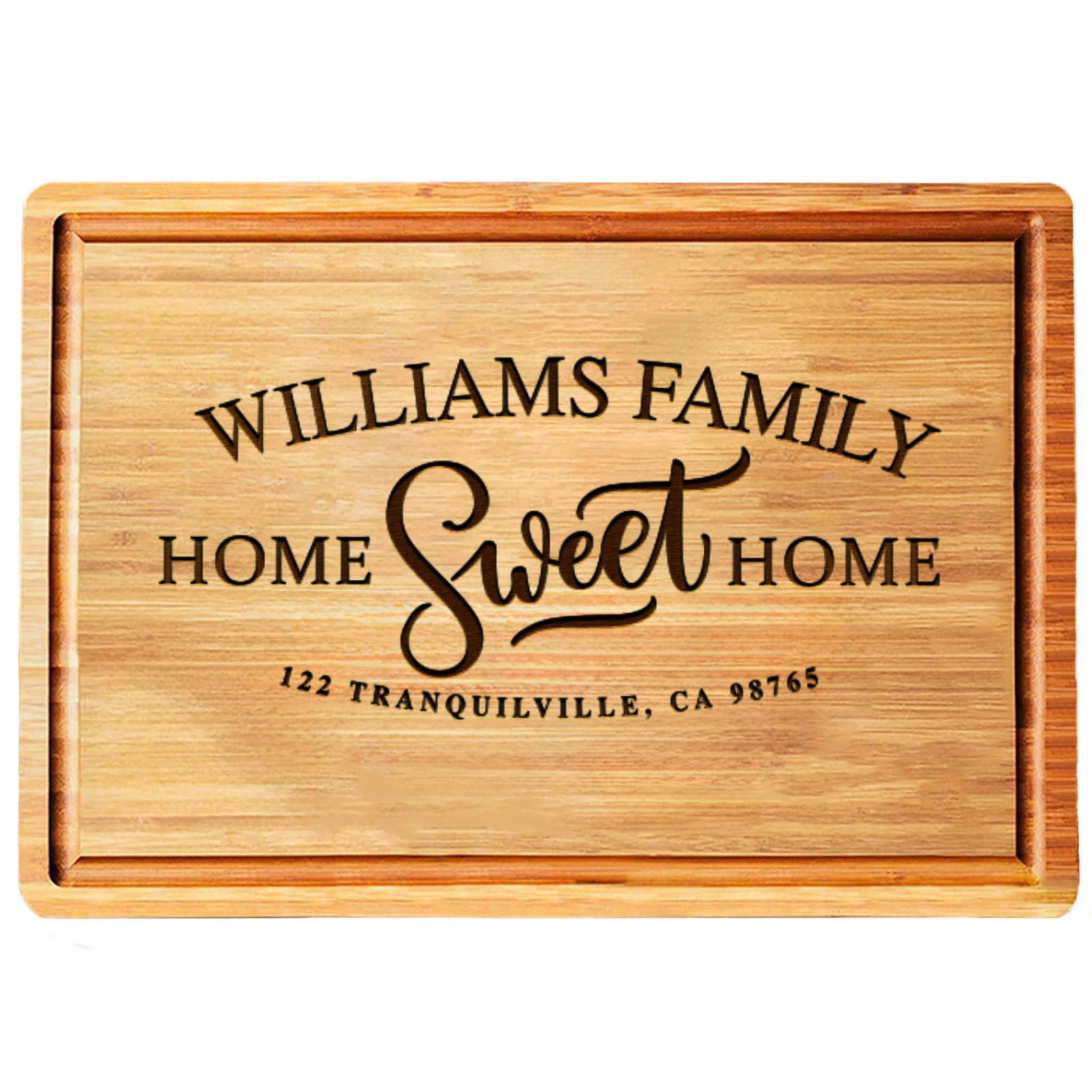 Home Sweet Home Family Name Customized Board