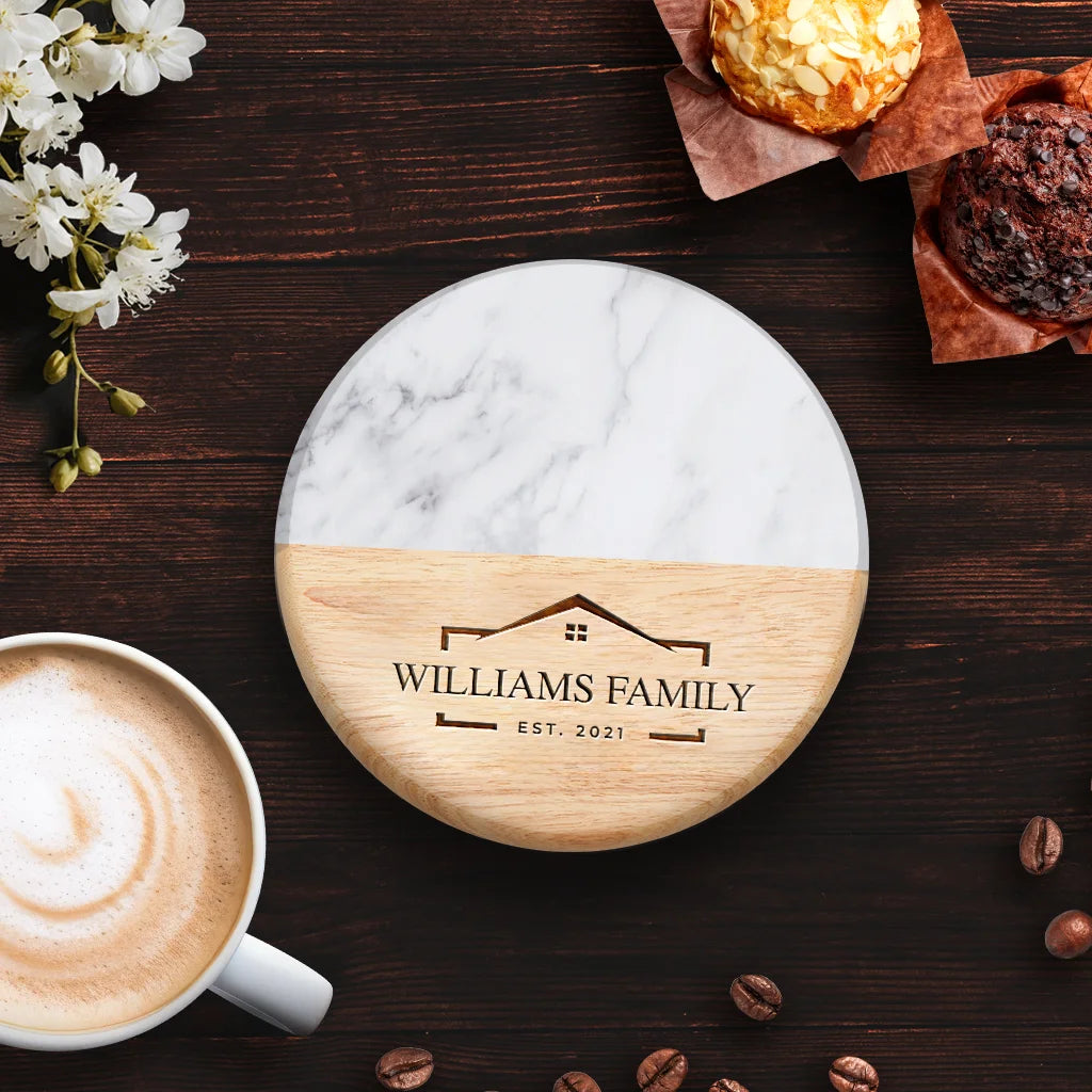Family Coaster Housewarming Custom