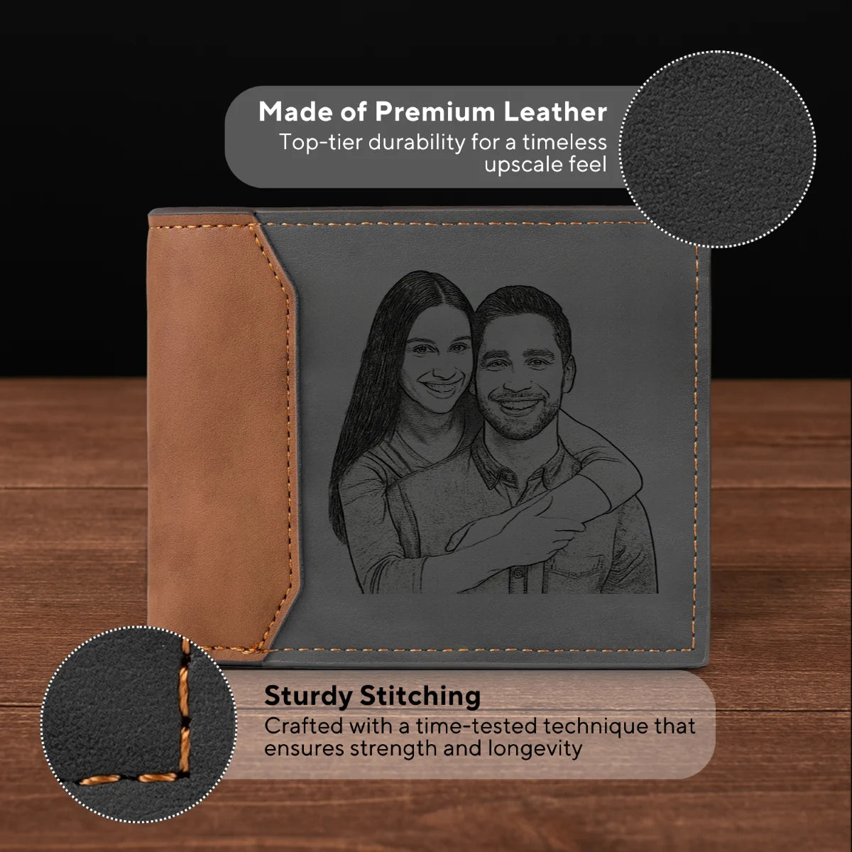 Custom Photo Wallet for Men