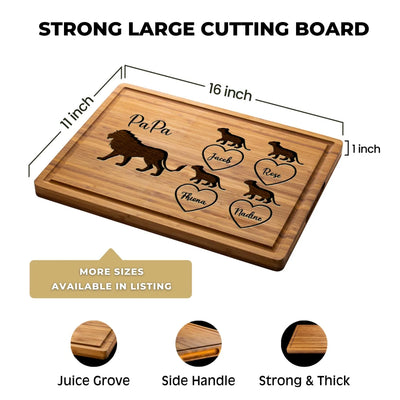 Custom Lion Dad Board