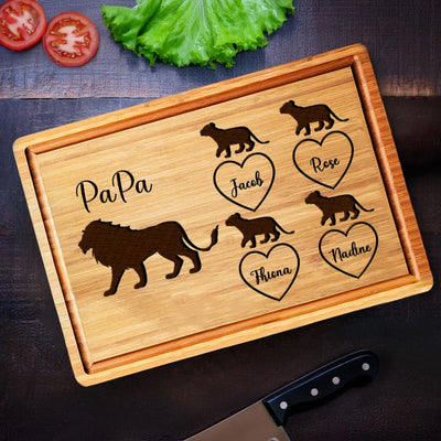 Custom Lion Dad Board