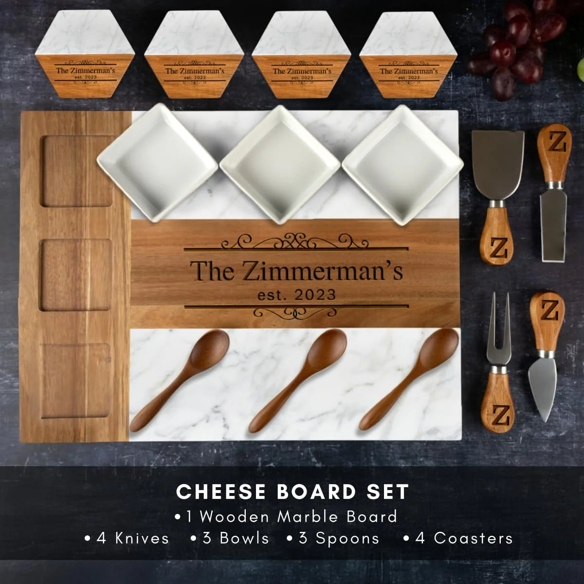 Wedding Cheese Board Set