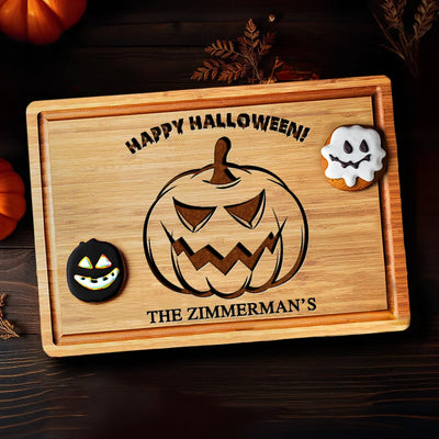 Halloween Pumpkin Cutting Board