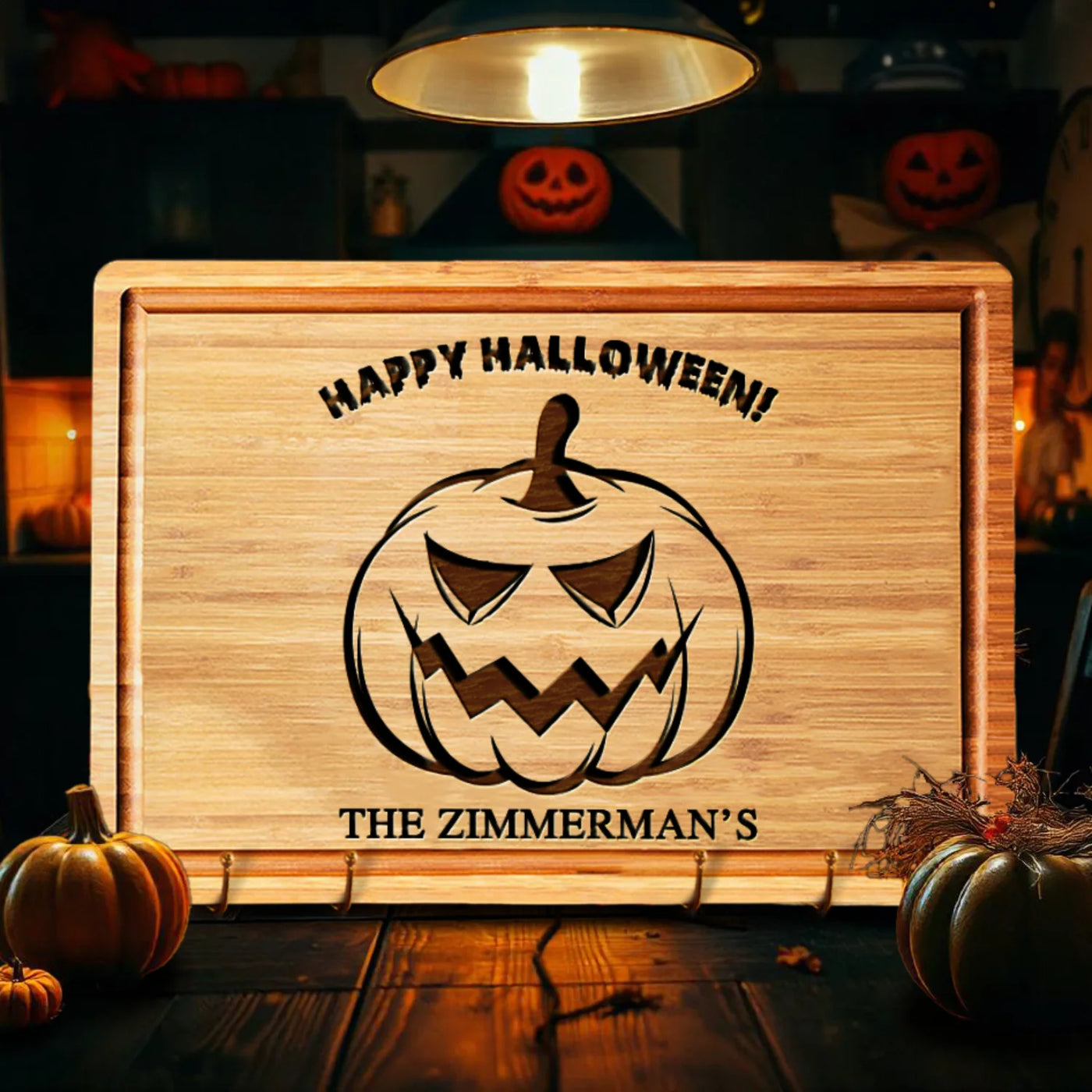 Halloween Pumpkin Cutting Board