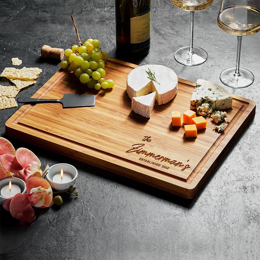 Signature Personalized Cutting Board - Gift Set