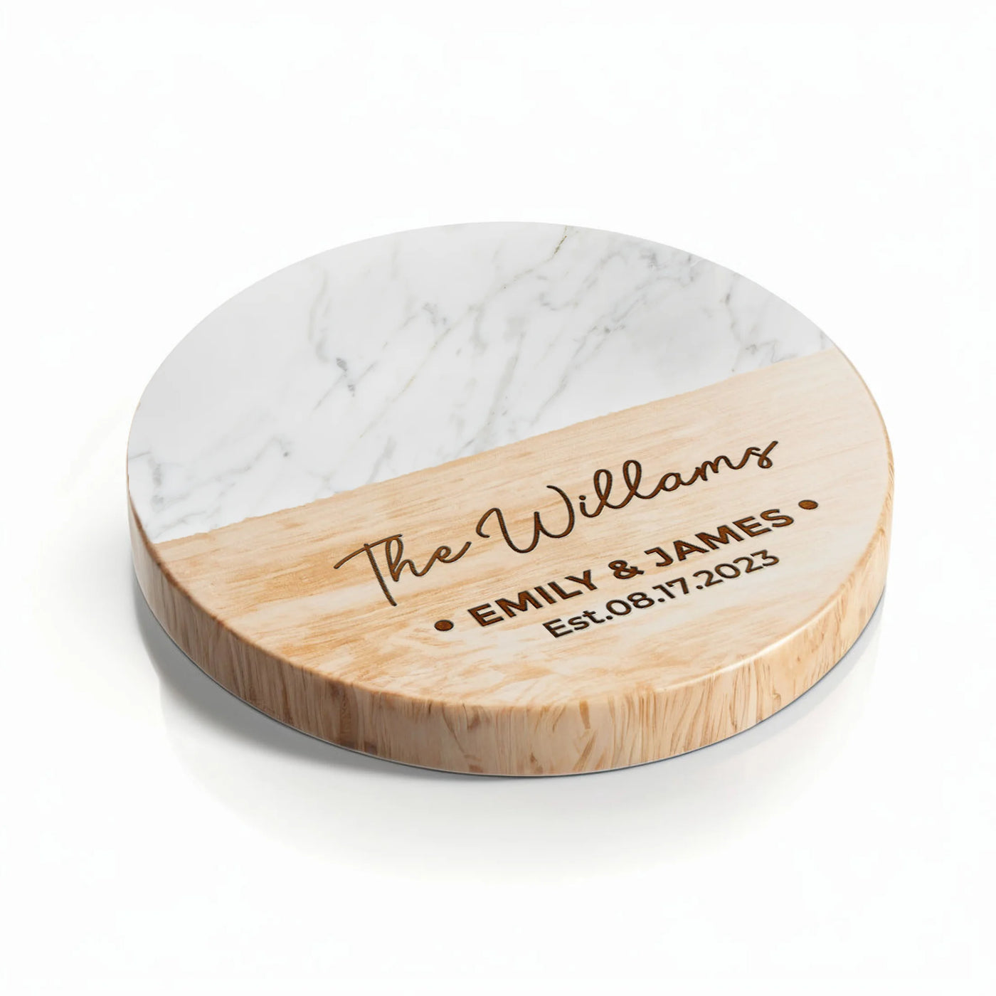 Engraved Couple Name Wedding Coaster