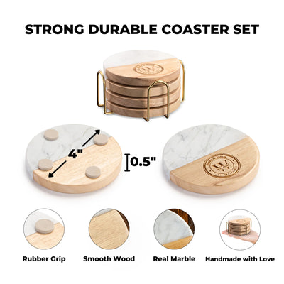 Engraved Monogram Wedding Personalized Coaster