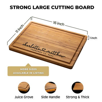 Couple Personalized Cutting Board