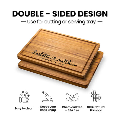 Couple Personalized Cutting Board