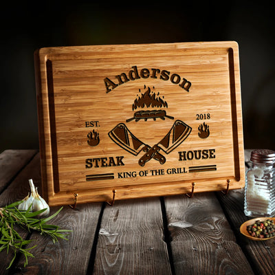 Steak House King of the Grill Custom Board
