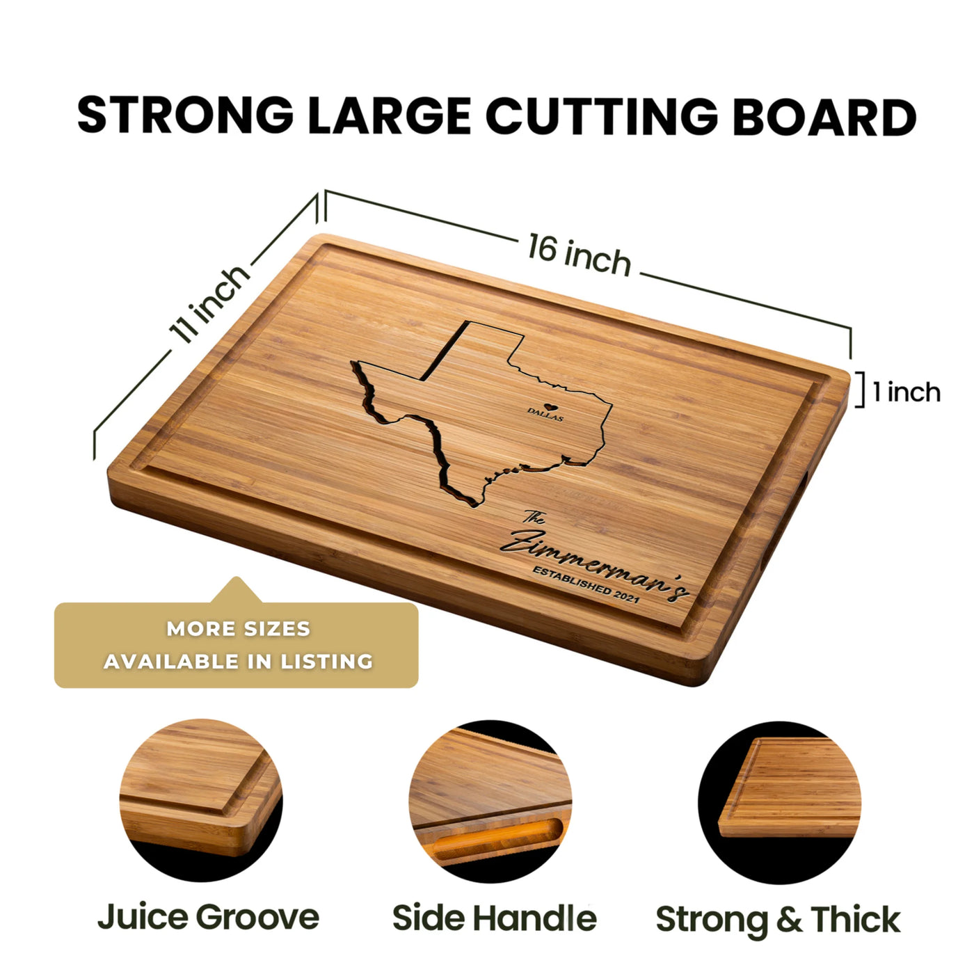 Texas State Personalized Board