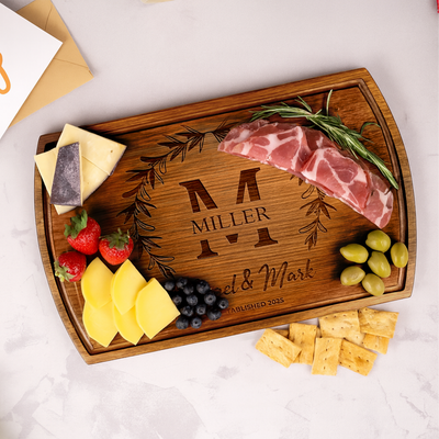 Wedding Walnut Cutting Board