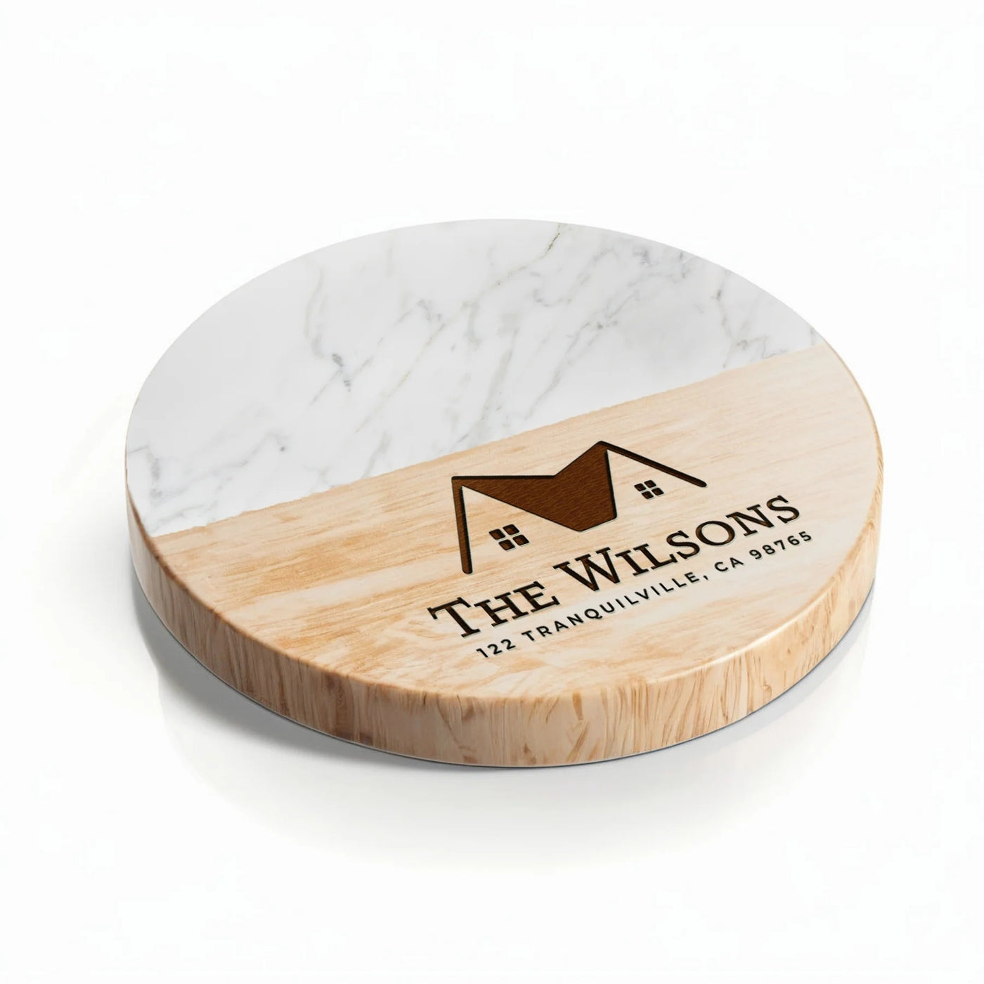 Personalized Housewarming Round Coaster