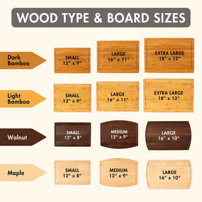 Custom Couple Walnut Cutting Board