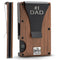 Personalized Fathers Day Wooden Wallet