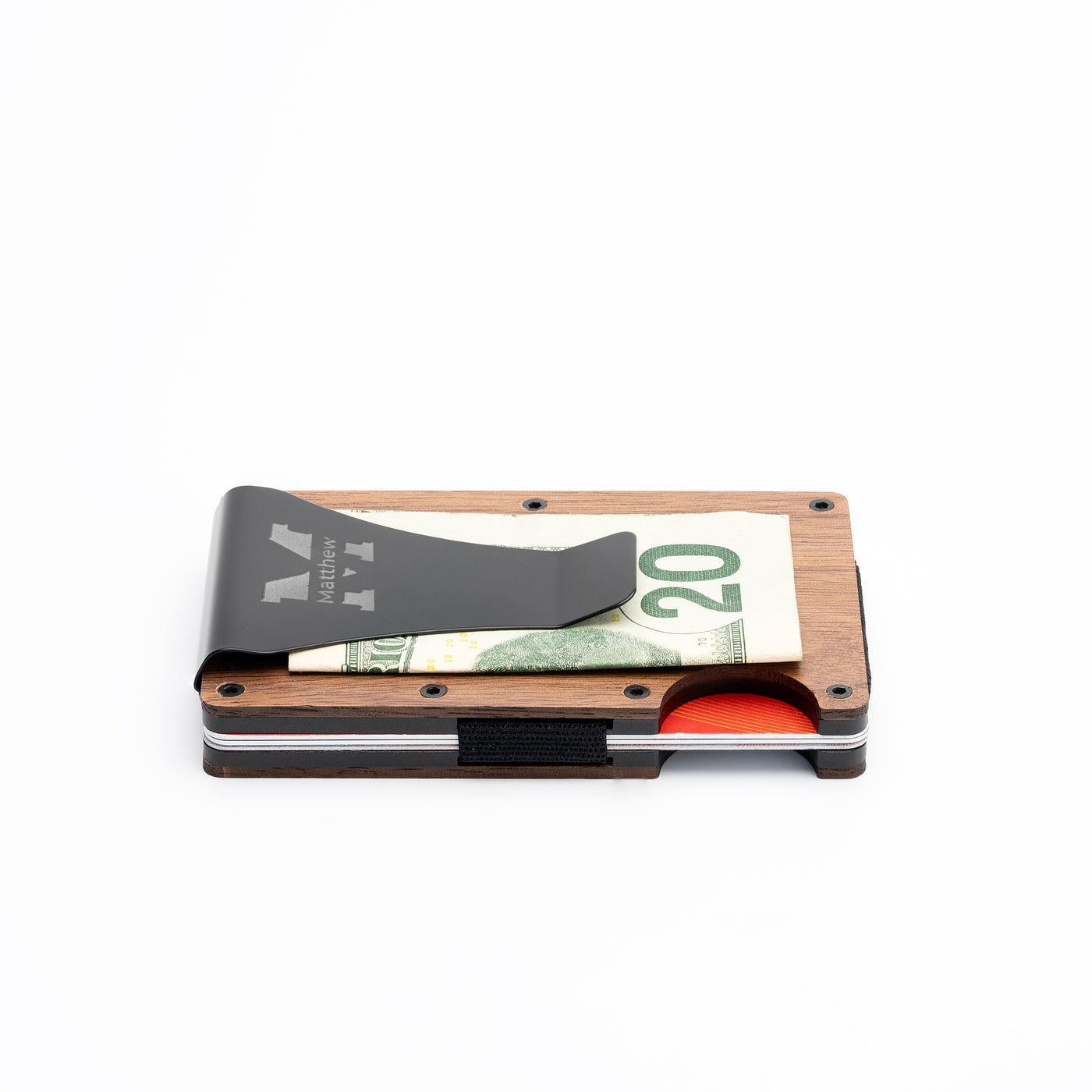 Personalized Engraved Slim Wallet with RFID-blocking