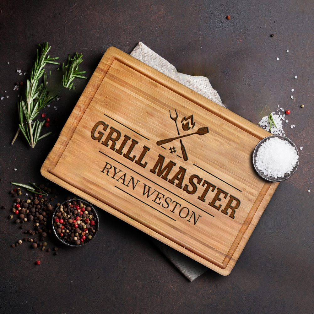 Engraved Grill Master Cutting Board