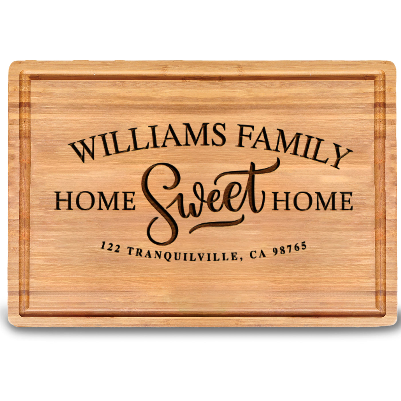 Home Sweet Home Family Name Customized Board