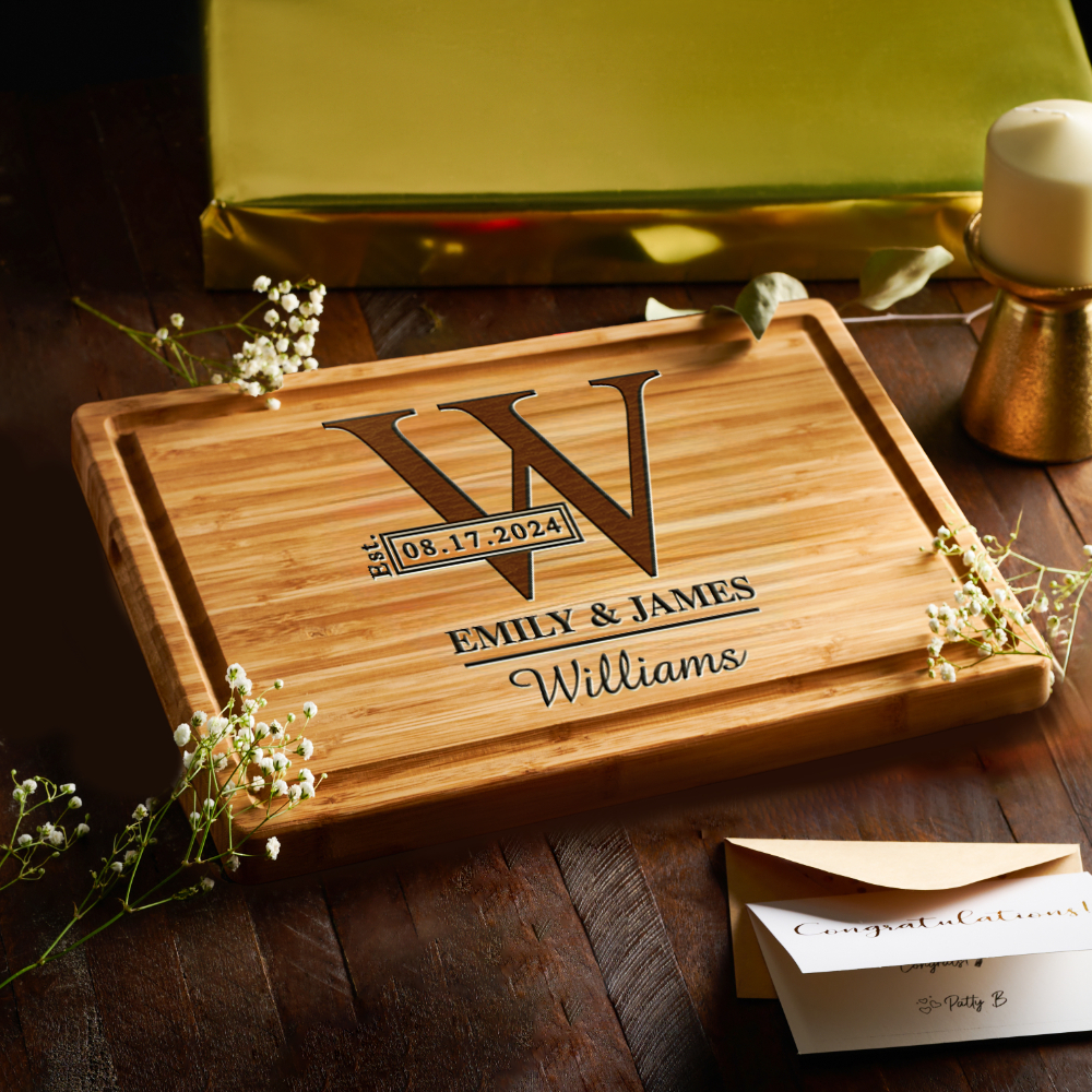 Initial Name Personalized Cutting Board