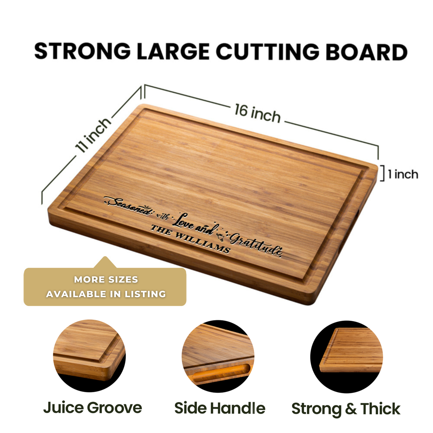 Personalized Thanksgiving Cutting Board