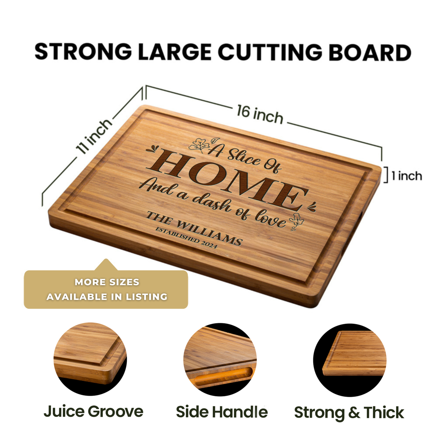 A Slice of Home Holiday Cutting Board