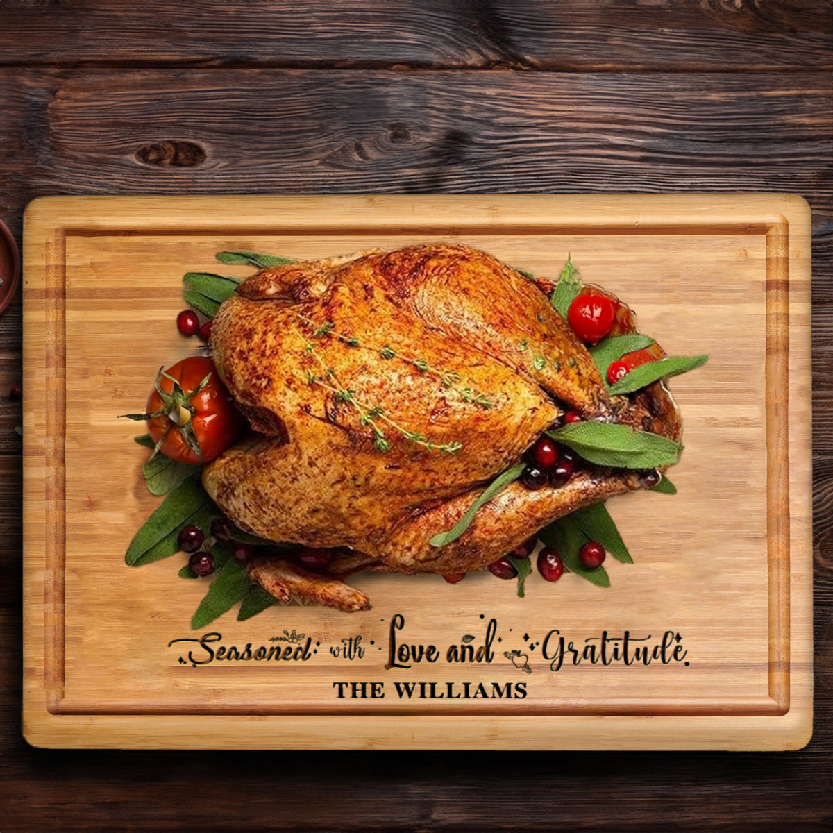 Personalized Thanksgiving Cutting Board